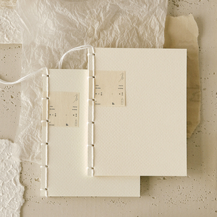 本木初品联名/余白 古线装空白本 创意简约小清新复古中国风涂鸦绘画本学生笔记本文具记事本日记本子B5