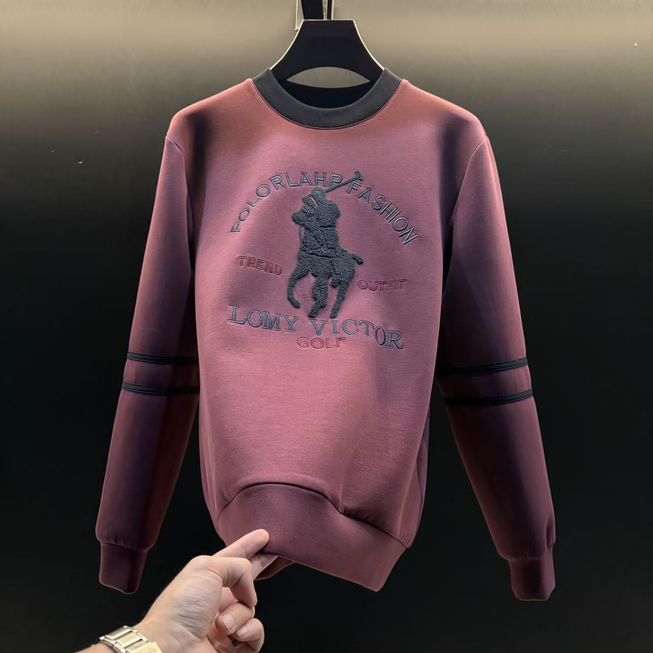 2025年新款秋冬男士时尚舒适简约卫衣气质百搭潮流高级感打底衫