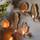 蜡烛托墙壁挂钩摆饰道具台 饰烛台外贸创意欧式 美式 复古铁艺挂墙装