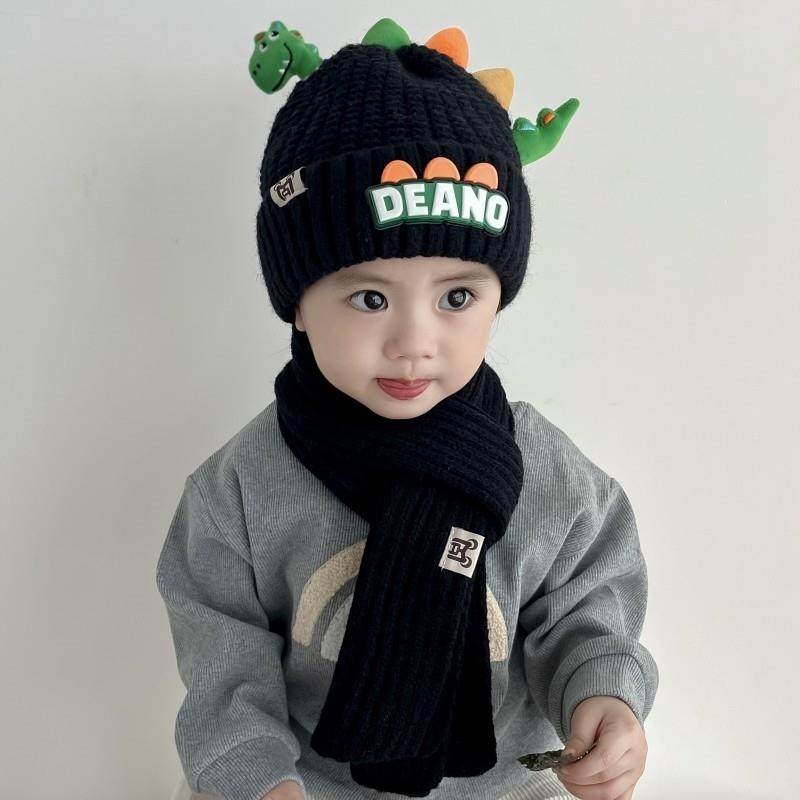 冬天儿童帽子围巾两件套加绒男童女童帽套头护耳毛线帽套装加厚潮,服饰配件/皮带/帽子/围巾,帽子,淘宝优惠券,粉丝福利购,淘宝优惠卷
