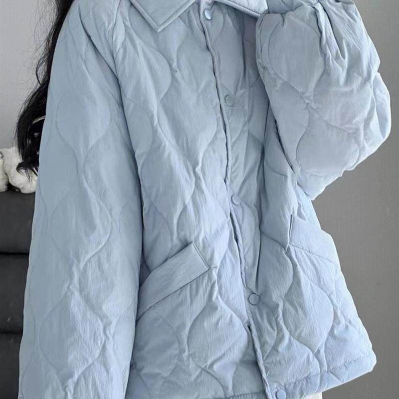 冬季学生菱格羽绒棉服女2025新款秋冬外套韩系羊羔毛夹棉棉衣棉袄,女装/女士精品,棉衣/棉服,淘宝优惠券,粉丝福利购,淘宝优惠卷