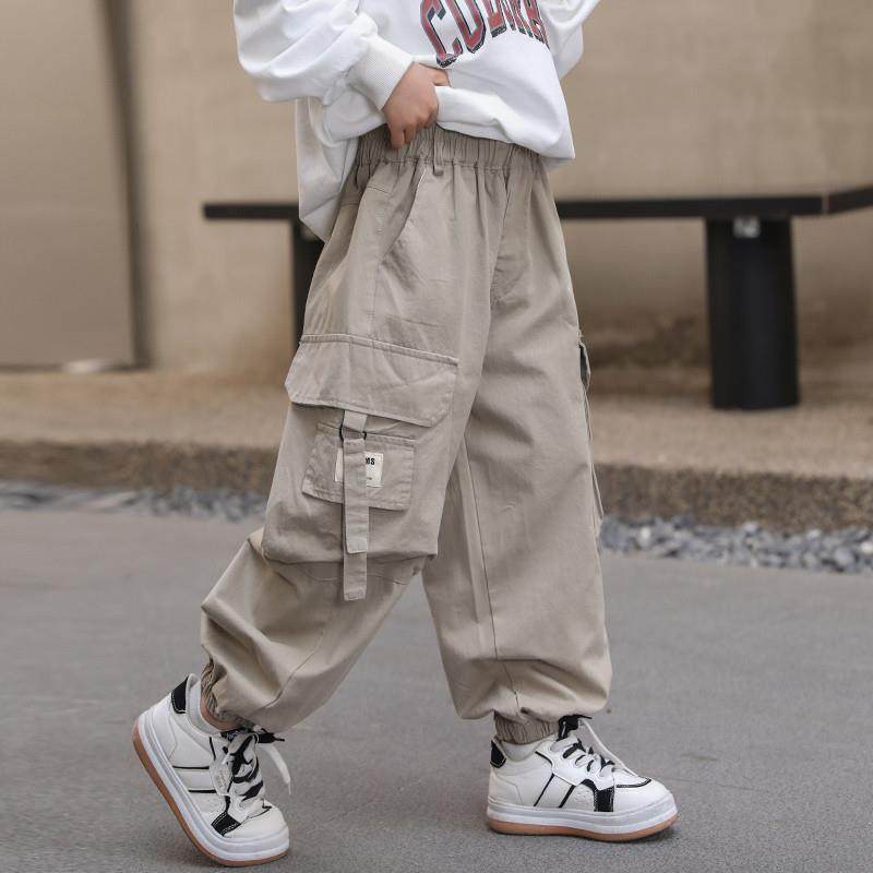 男童夏装裤子2025新款春夏季儿童休闲长裤中大童宽松工装裤男孩潮,童装/婴儿装/亲子装,裤子,淘宝优惠券,粉丝福利购,淘宝优惠卷