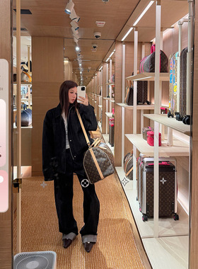 IUIU阿晶家「日本进口高密牛仔棉」经典款赤耳牛仔套装女春