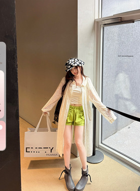 IUIU阿晶家「圣水洞时髦精」高品质双层短裤夏季新款轻薄性感热裤