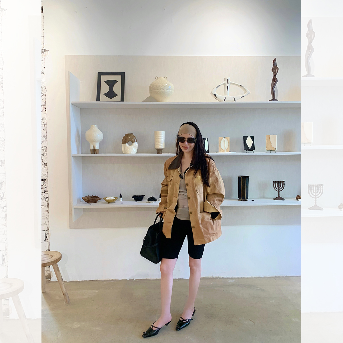 IUIU阿晶家迷雾沙丘拼接领牛仔外套女复古时尚大口袋短款宽松上衣