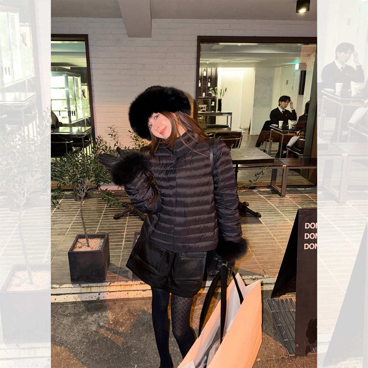 IUIU阿晶家 「人手一件」排骨轻便保暖羽绒服女冬季短款百搭外套