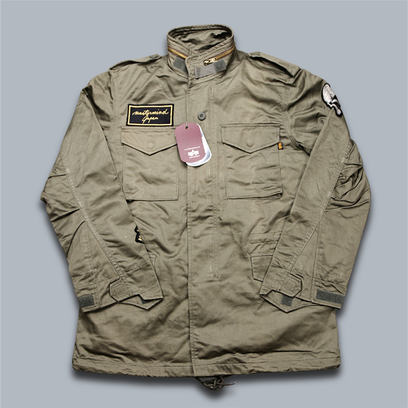 日系复古夹克M65立领春秋冬合身