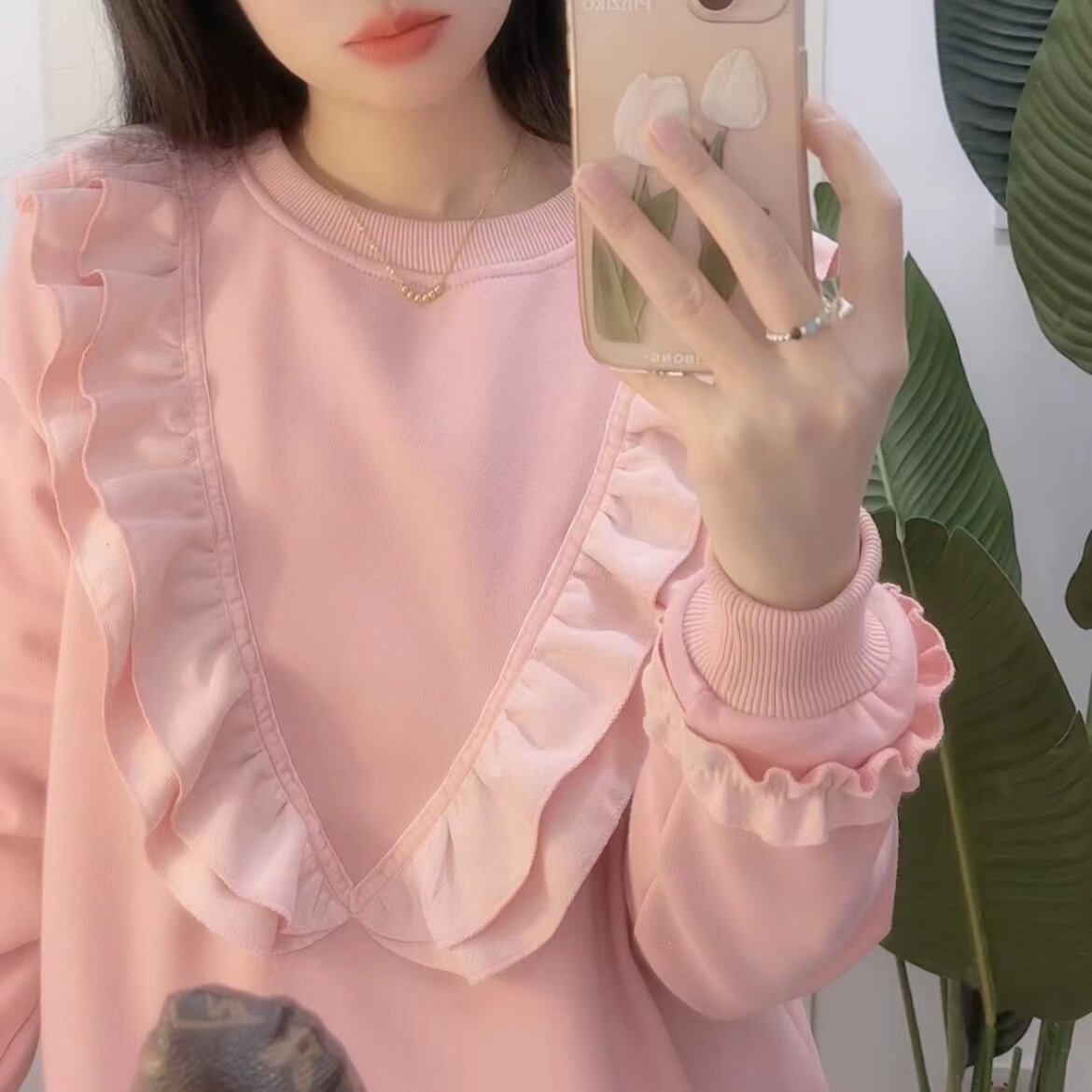 2023产后哺乳衣外出辣妈款小个子春天秋冬季装喂奶外穿时尚卫衣服