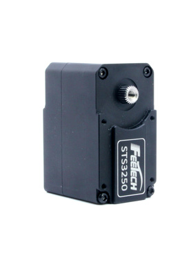 飞特12V全金属50KG扭力360度可连续转双轴STS3250机器人串口舵机