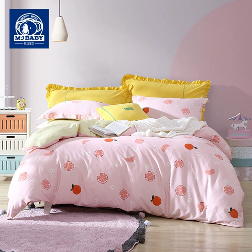 Хлопковый детский комплект, покрывало подходит для мужчин и женщин, 4 предмета, 3 предмета