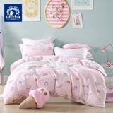 Хлопковый мультяшный комплект, хлопковое покрывало для школьников, пододеяльник, 4 предмета, 3 предмета