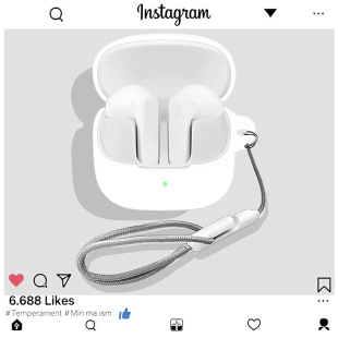 硅胶软壳 NC保护套简约纯色连体式 倍思BS1耳机壳适用Baseus倍思BS1 NC蓝牙耳机保护壳倍思BS1耳机套倍思BS1