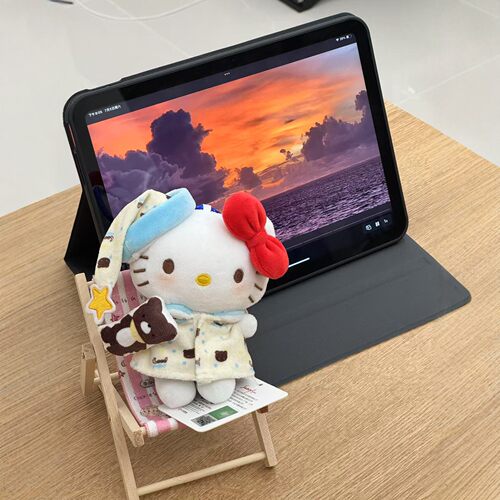 正版hellokitty包挂件可爱玩偶毛绒钥匙扣公仔diy生日礼物