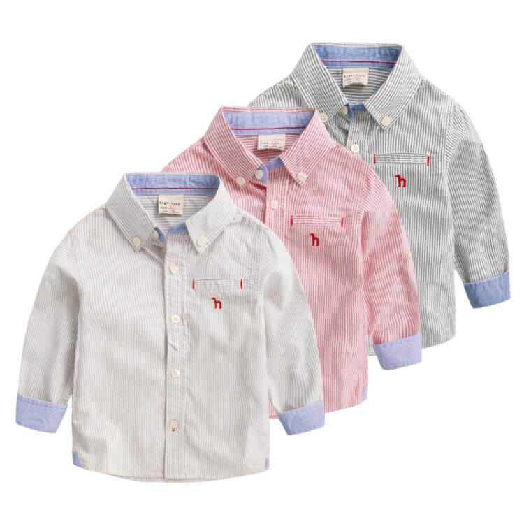 Chemise garcon à manche longue - Ref 2075423 Image 1