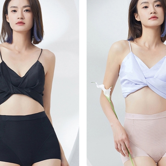 戴维诗中腰三角无痕收腹提臀裤