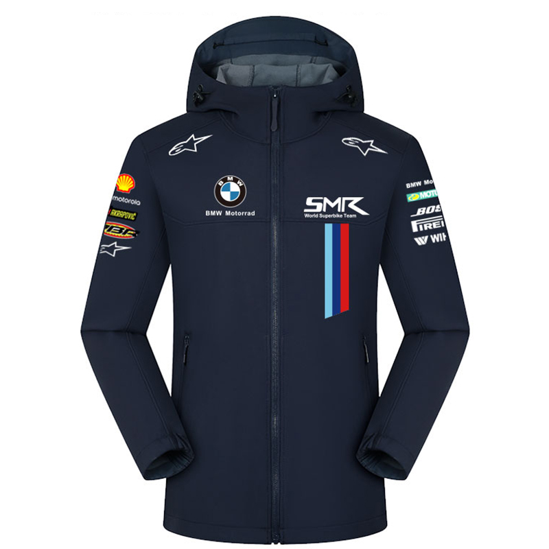 宝马骑行越野改装赛车服男夹克