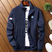 车展工作服工装 款 潮男夹克 防水立领风衣上衣秋季 宝马休闲外套男装