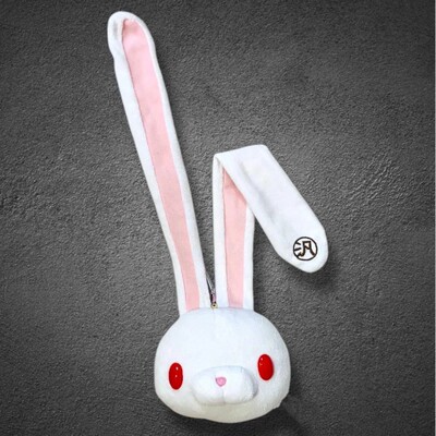 日系可爱Gloomy泛用兔长耳兔毛绒零钱包可爱粉白兔子挂件包卡包