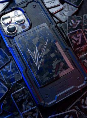 WEAVER织巢鸟 锻造纹纯碳纤维高强度刀卡魔术贴章EDC工具