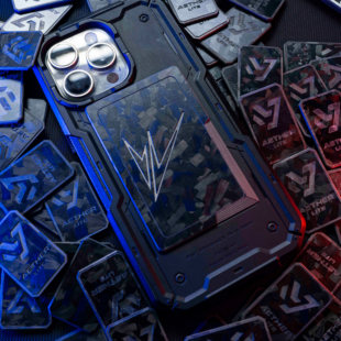 WEAVER织巢鸟 锻造纹纯碳纤维高强度刀卡魔术贴章EDC工具