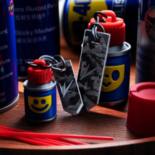 WEAVER织巢鸟 纯碳纤维魔术贴开箱刀mini快取拉手EDC工具士气章