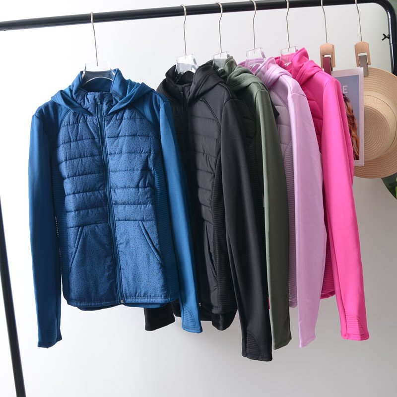 老美单！55美金！户外运动休闲连帽拼接修身轻便保暖薄棉衣外套女,女装/女士精品,棉衣/棉服,淘宝优惠券,粉丝福利购,淘宝优惠卷