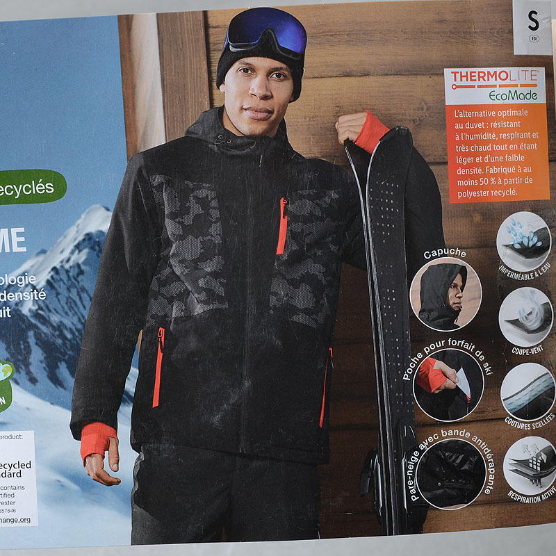 宽松滑雪服防风防水运动棉衣