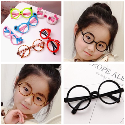 儿童眼镜框宝宝装饰无镜片