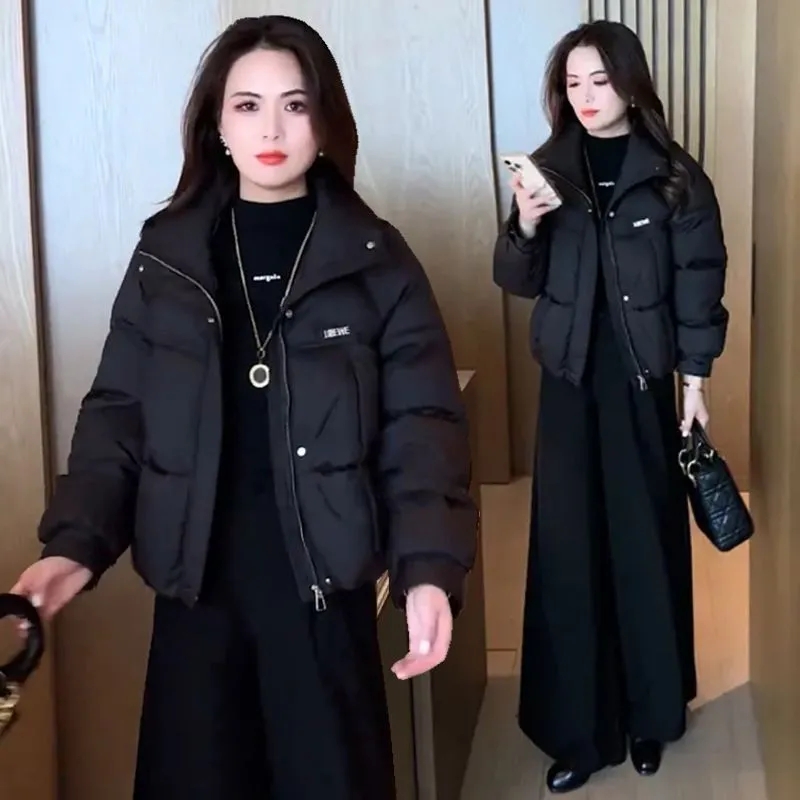 今年流行的爆款小棉袄女冬季短款小个子棉衣外套冬天女士修身棉服