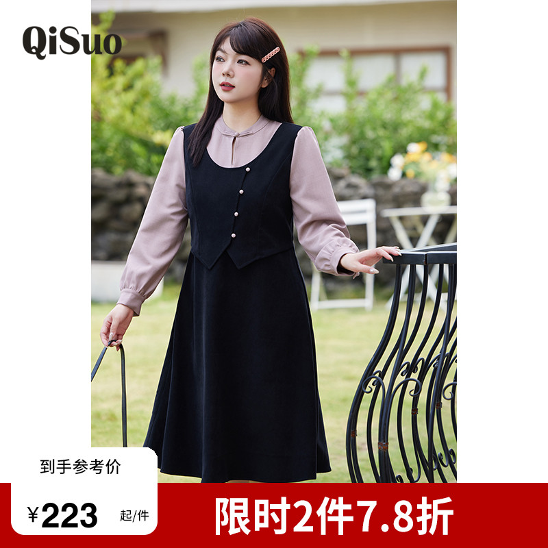 显瘦    气质   大码连衣裙