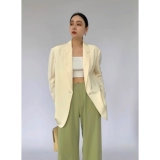 Maryme Spring и осень 40 Mami тяжелее 6A -класс шелковой плоский костюм Внешние костюмы