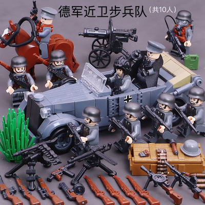 二战德军坦克沙俄装甲益智积木