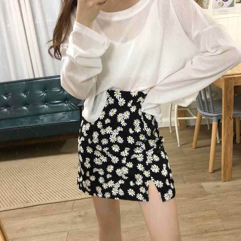 summer Korean Edition Split ends Daisy Short skirt Body Paige Self cultivation Show thin ins student skirtin the Women's clothing/Boutique , Skirts  category - from Buy2taobao.com to provide professional Taobao agent buy service