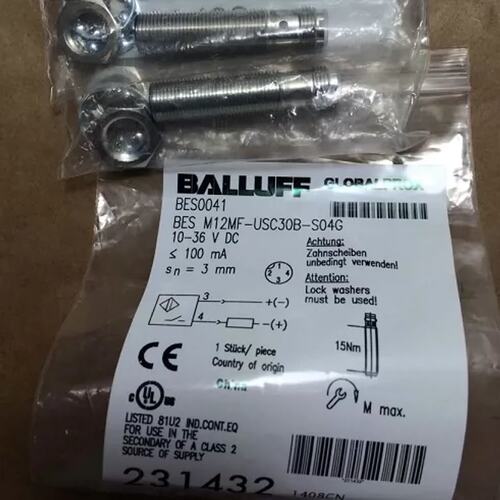 议价BES0041 BES M12MF-USC30B-S04G 巴鲁夫BALLUFF 接近开关