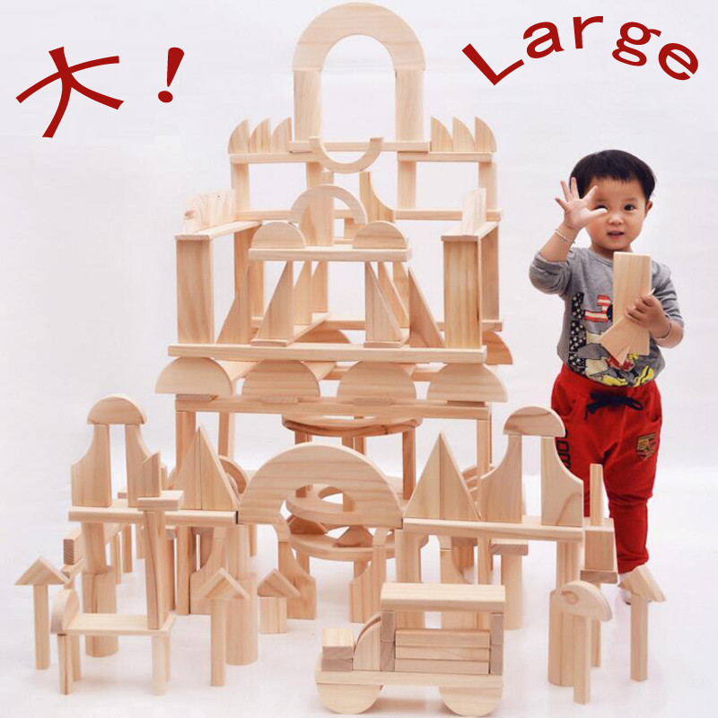 Basic Building Blocks Extra Large Wooden Starter Set