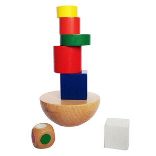 Stacking Game Balance Hemisphere Wooden Toy Exercise Balance