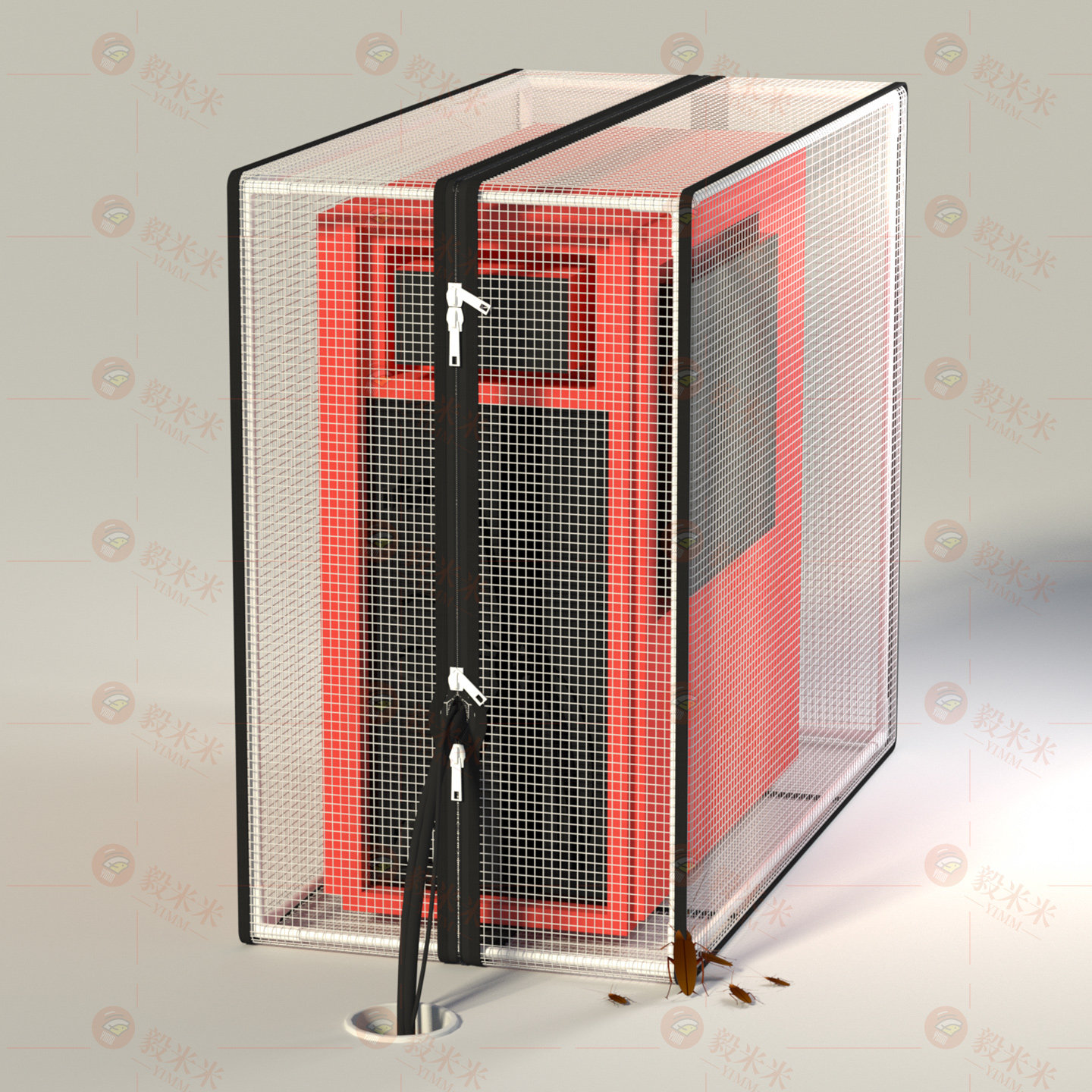 PS5防尘网小型迷你电脑主机防蟑螂防尘网罩Xbox紧凑机箱保护网套