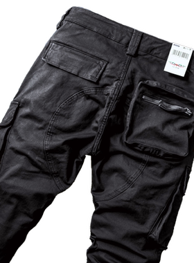 YEZOE弹力纯棉美军风格多口袋25秋冬工装裤男潮牌宽松直筒休闲裤