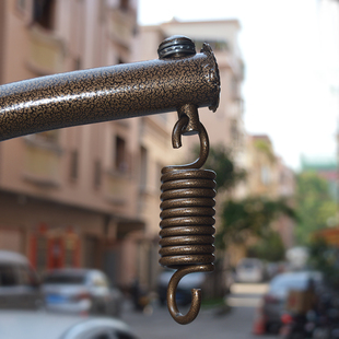 吊篮配件弹簧挂钩消音器吊椅链条勾子安全扣消声轴承秋千摇篮螺丝