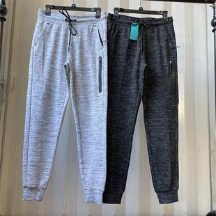 秋冬收口跑步情侣裤 运动户外大码 宽松休闲卫裤 健身裤 子 男女运动裤