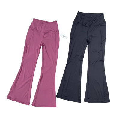 健身女款高腰收腹瑜伽裤外穿紧身提臀显瘦运动长裤休闲舞蹈微喇叭