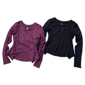 上衣美背T恤 普拉提跑步专业速干运动健身长袖 瑜伽服女夏新款 薄款