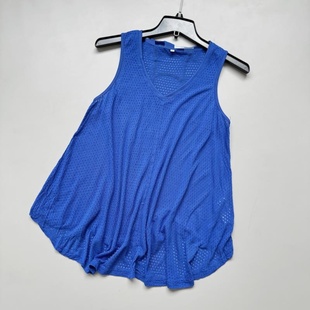 瑜伽网眼罩衫 跑步健身运动背心宽松运动上衣T恤 女夏薄款 t透气无袖