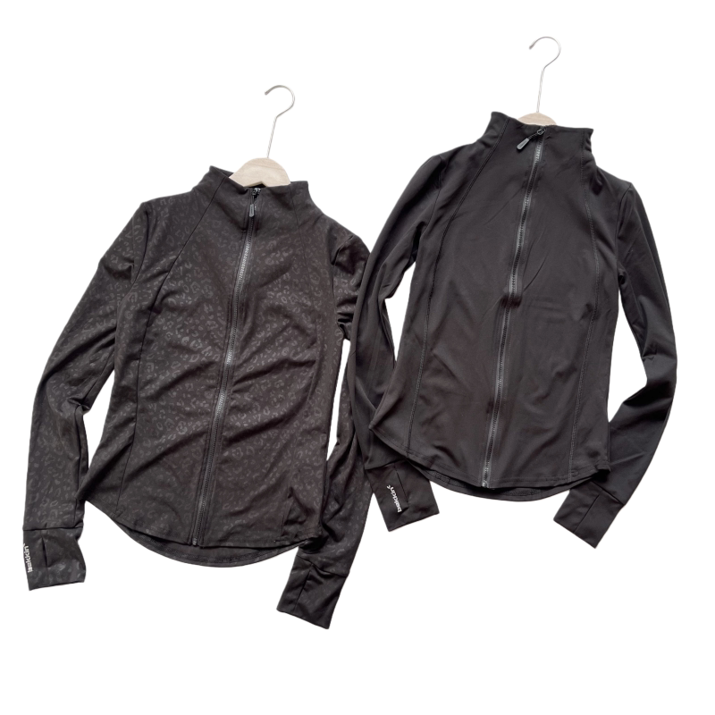 运动外套女春秋季薄款立领修身显瘦健身速干骑行拉链上衣瑜伽服