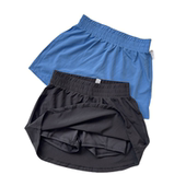 半身裙裤 裙跑步网球裙带口袋 弹力速干运动短裙防走光休闲百搭短裤