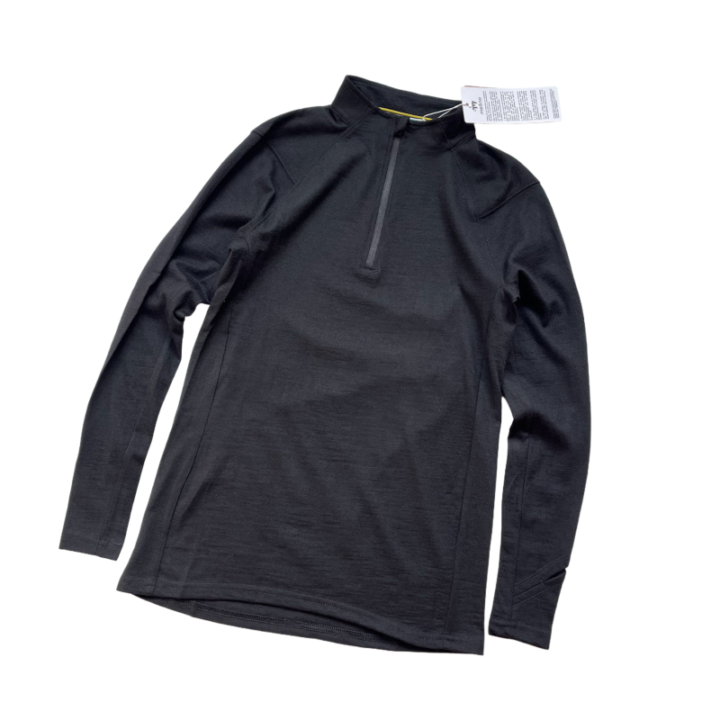 美利奴羊毛半拉链衣户外运动休闲