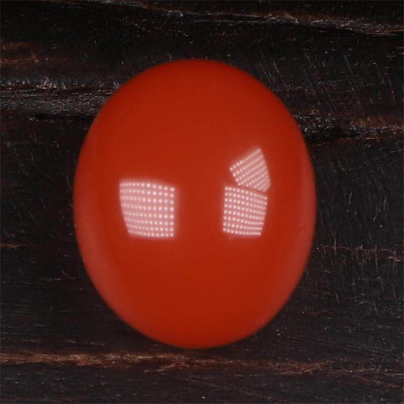 川料南红玛瑙 无裂干净原矿柿子红樱桃红裸石蛋面 戒面吊坠4.74克