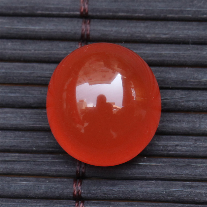 保山南红玛瑙 无裂原矿冰红吊坠蛋面 戒面原石裸石挂件3.2克