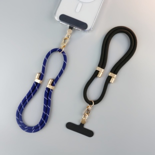 手机挂绳可调节挂链旋转垫片高级手机手腕绳女防盗手机链腕带短款