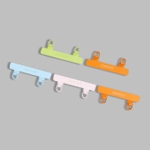 新款 彩色双挂扣手机垫片超薄0.2mm高级橙手机挂绳夹片手机链挂件